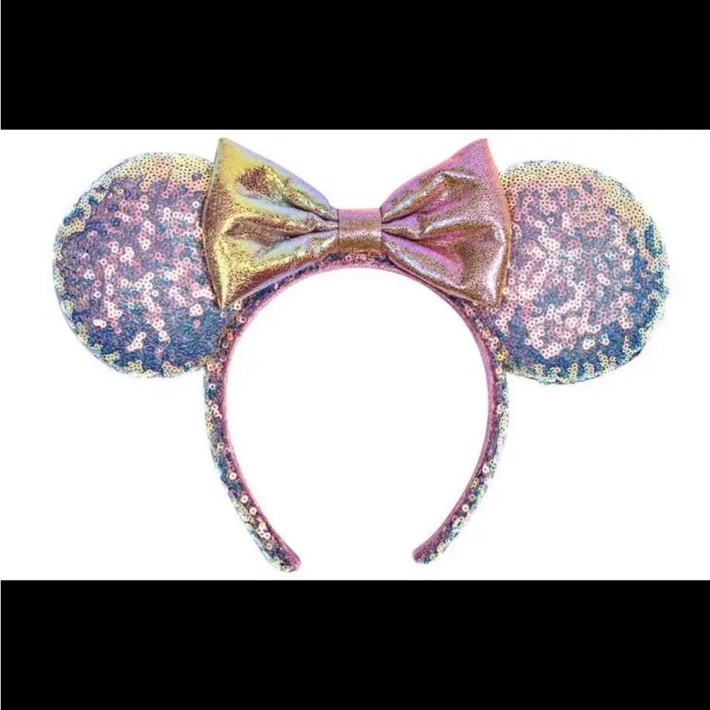 50th Anniversary Earidescent Iridescent Pink Minnie Ears